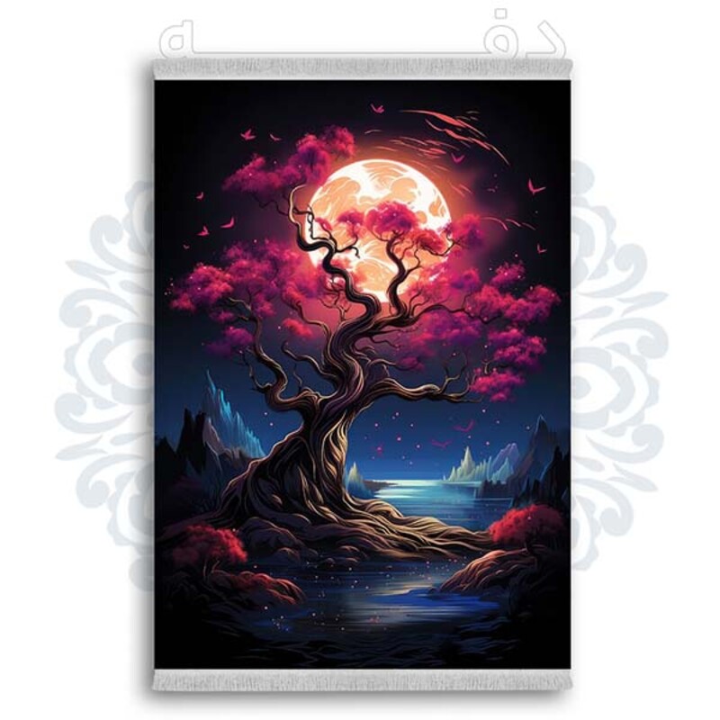 فرشینه دفه از جنس پارچه شانل ترک طرح فانتزی کد 308