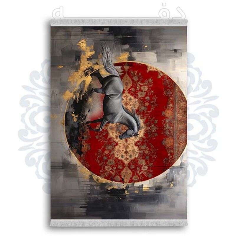 فرشینه دفه از جنس پارچه شانل ترک طرح فانتزی کد 315