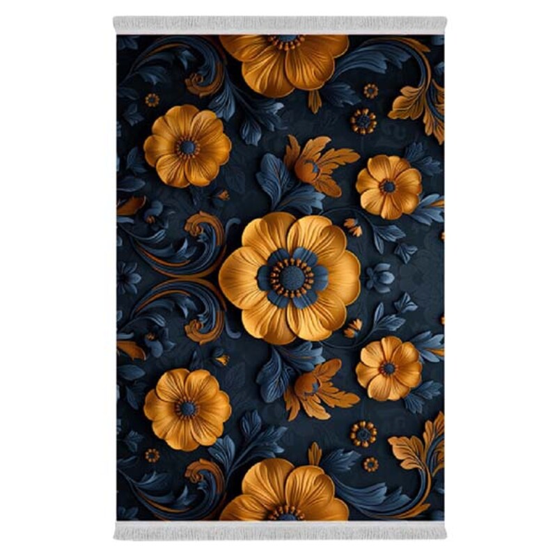 فرشینه دفه از جنس پارچه هازان مخمل ترک طرح مدرن کد 5