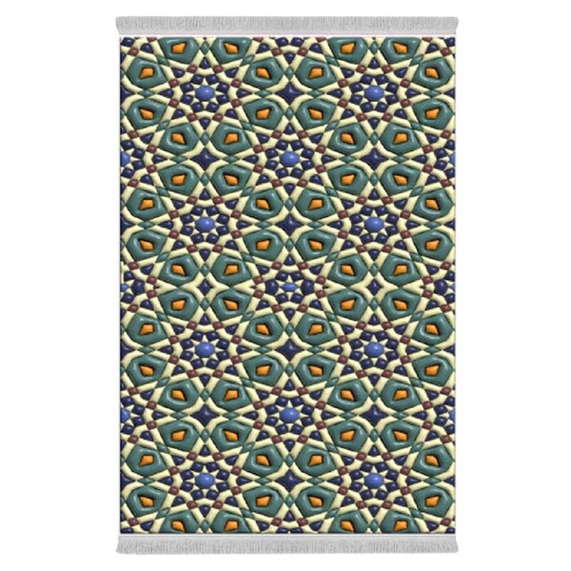 فرشینه دفه از جنس پارچه هازان مخمل ترک طرح مدرن کد 22