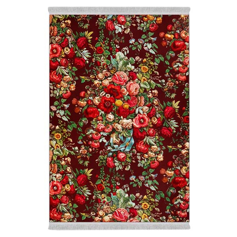 فرشینه دفه از جنس پارچه هازان مخمل ترک طرح مدرن کد 40