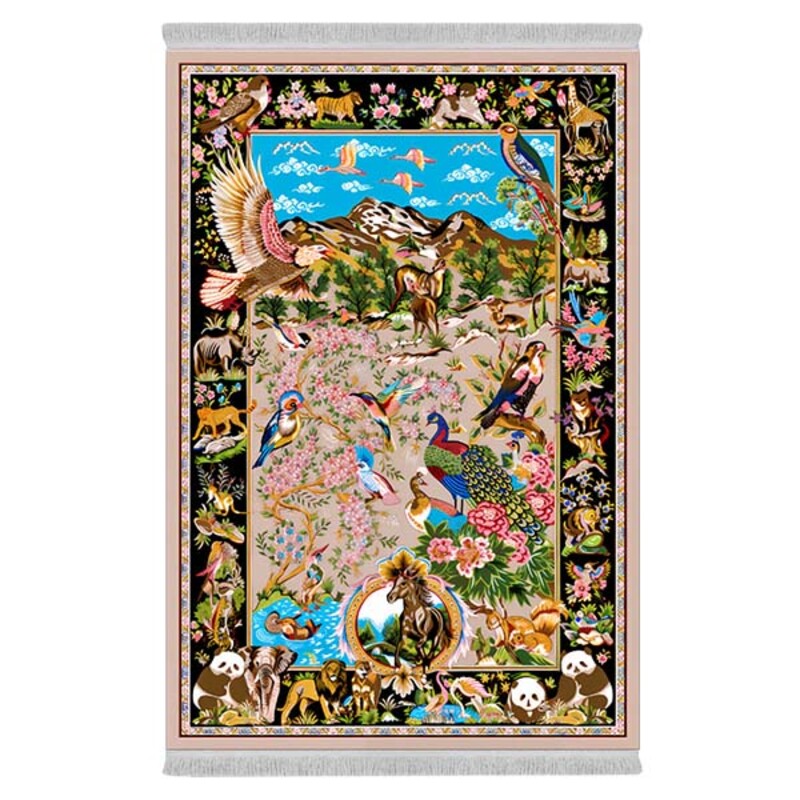 فرشینه دفه از جنس پارچه هازان مخمل ترک طرح مدرن کد 42