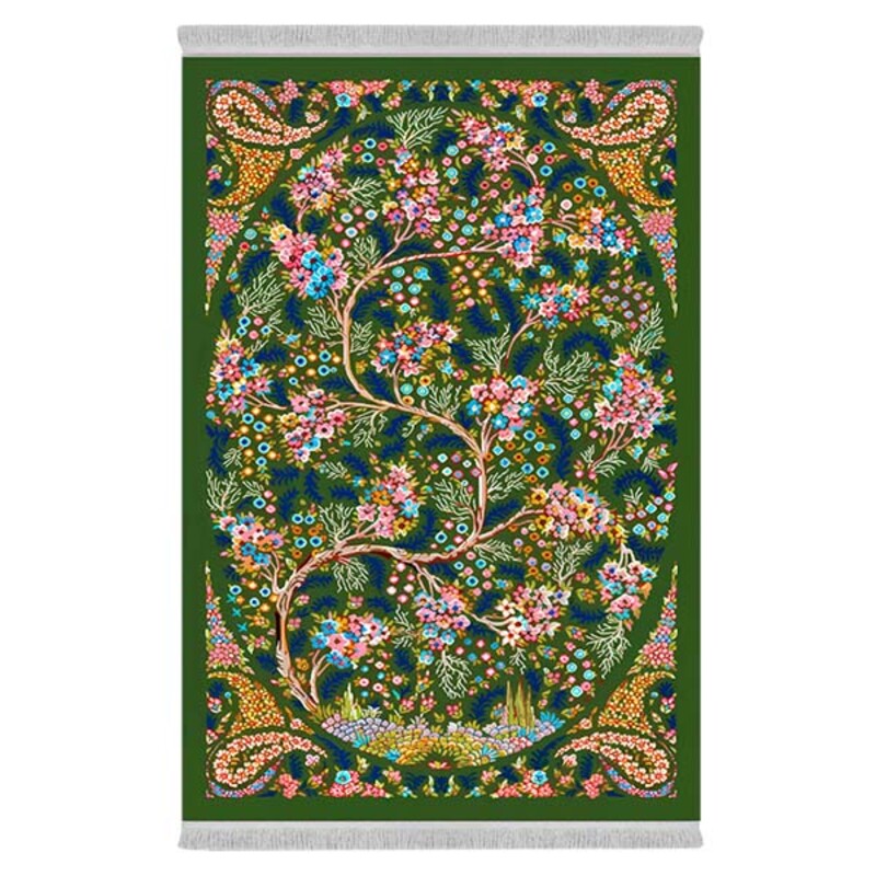 فرشینه دفه از جنس پارچه هازان مخمل ترک طرح مدرن کد 48