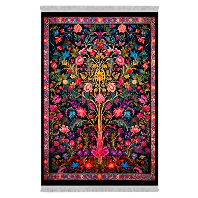 فرشینه دفه از جنس پارچه هازان مخمل ترک طرح مدرن کد 52