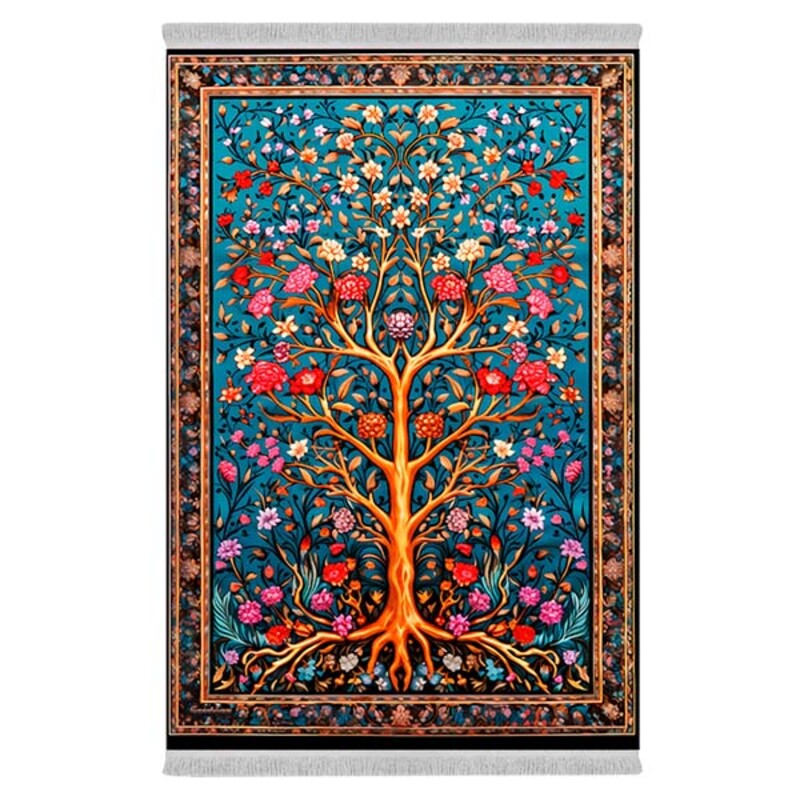 فرشینه دفه از جنس پارچه هازان مخمل ترک طرح مدرن کد 53