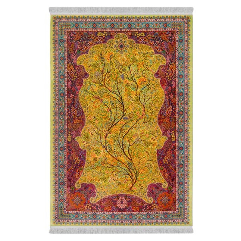 فرشینه دفه از جنس پارچه هازان مخمل ترک طرح مدرن کد 81