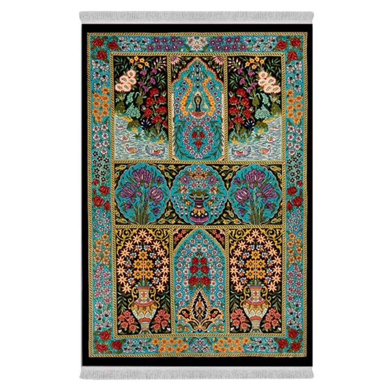 فرشینه دفه از جنس پارچه هازان مخمل ترک طرح مدرن کد 101