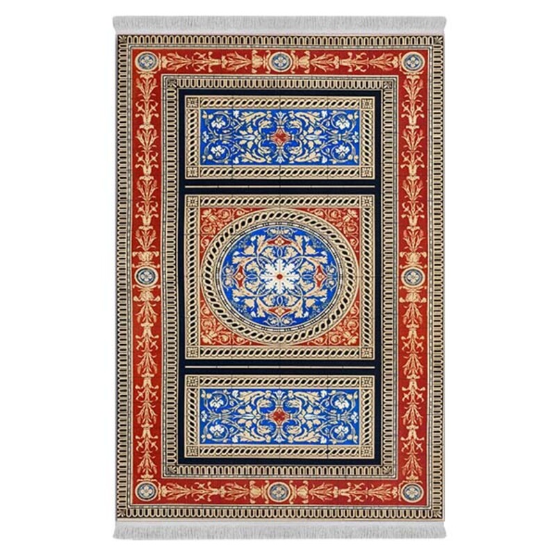 فرشینه دفه از جنس پارچه هازان مخمل ترک طرح مدرن کد 103