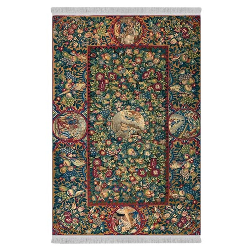 فرشینه دفه از جنس پارچه هازان مخمل ترک طرح مدرن کد 107