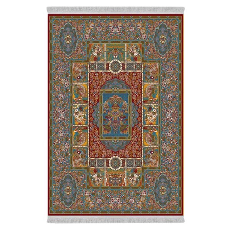 فرشینه دفه از جنس پارچه هازان مخمل ترک طرح مدرن کد 175