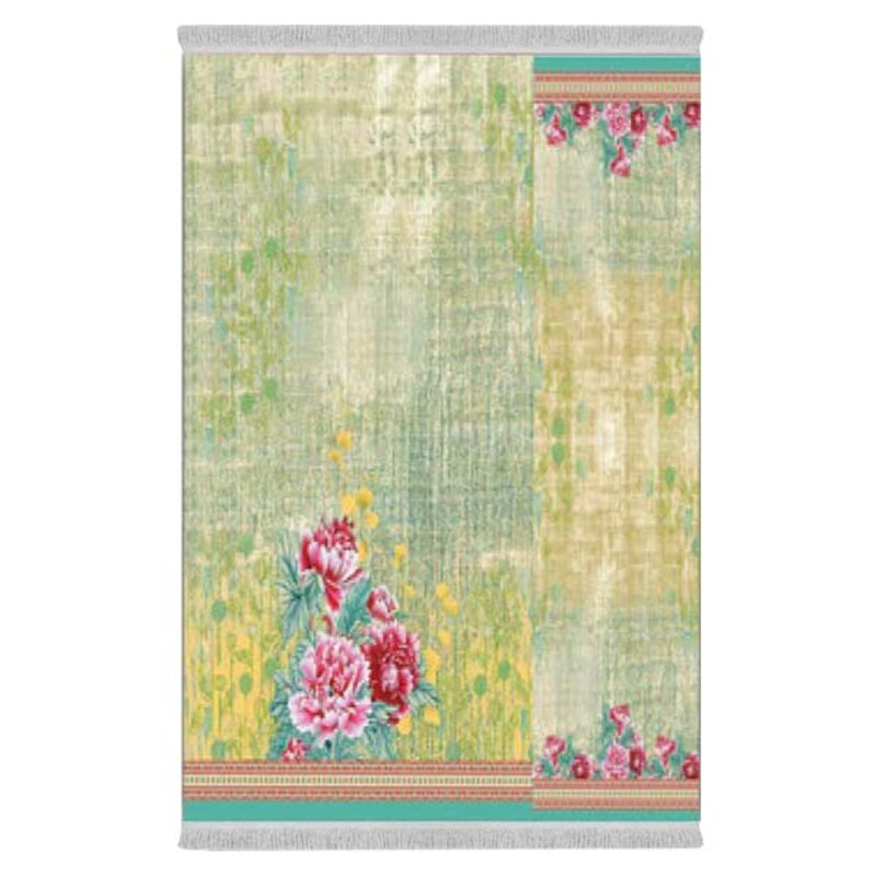 فرشینه دفه از جنس پارچه هازان مخمل ترک طرح مدرن کد 189