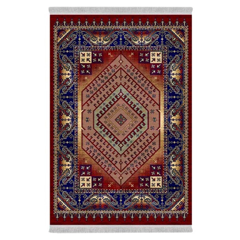 فرشینه دفه از جنس پارچه هازان مخمل ترک طرح مدرن کد 204