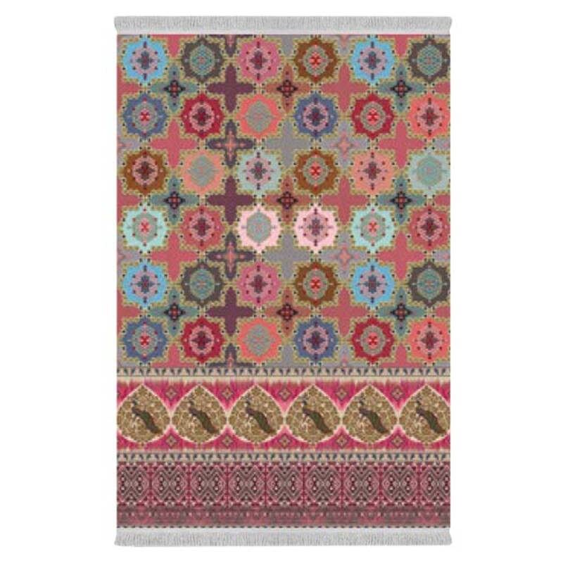 فرشینه دفه از جنس پارچه هازان مخمل ترک طرح مدرن کد 287