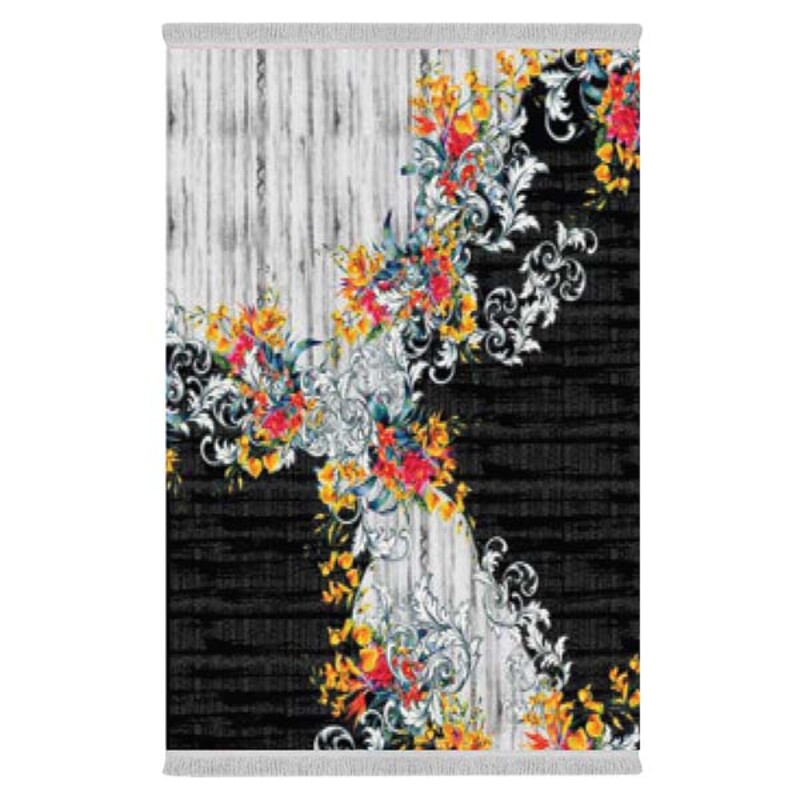 فرشینه دفه از جنس پارچه هازان مخمل ترک طرح مدرن کد 332