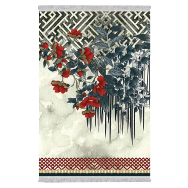 فرشینه دفه از جنس پارچه هازان مخمل ترک طرح مدرن کد 334