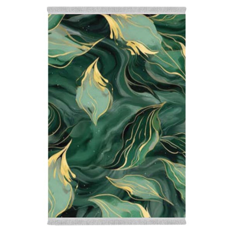 فرشینه دفه از جنس پارچه هازان مخمل ترک طرح مدرن کد 383