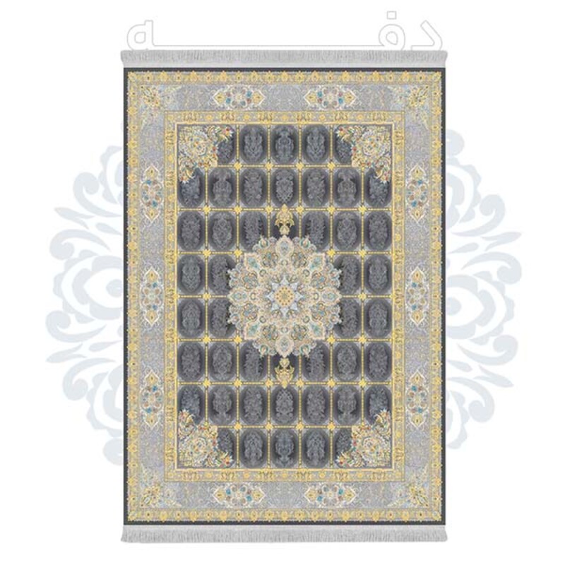 فرشینه دفه از جنس پارچه هازان مخمل ترک طرح مدرن کد 481