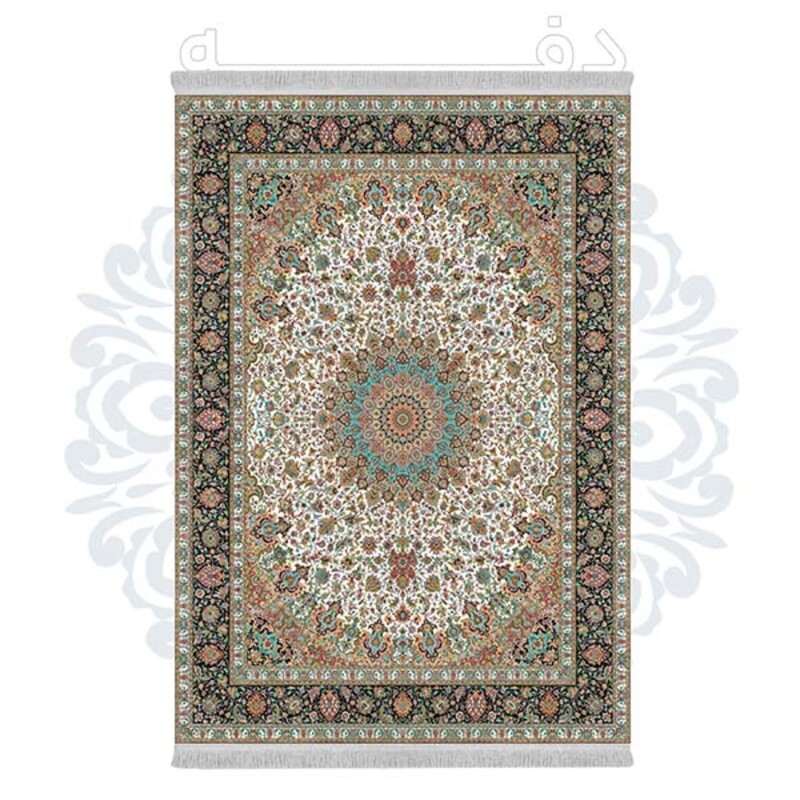 فرشینه دفه از جنس پارچه هازان مخمل ترک طرح مدرن کد 487