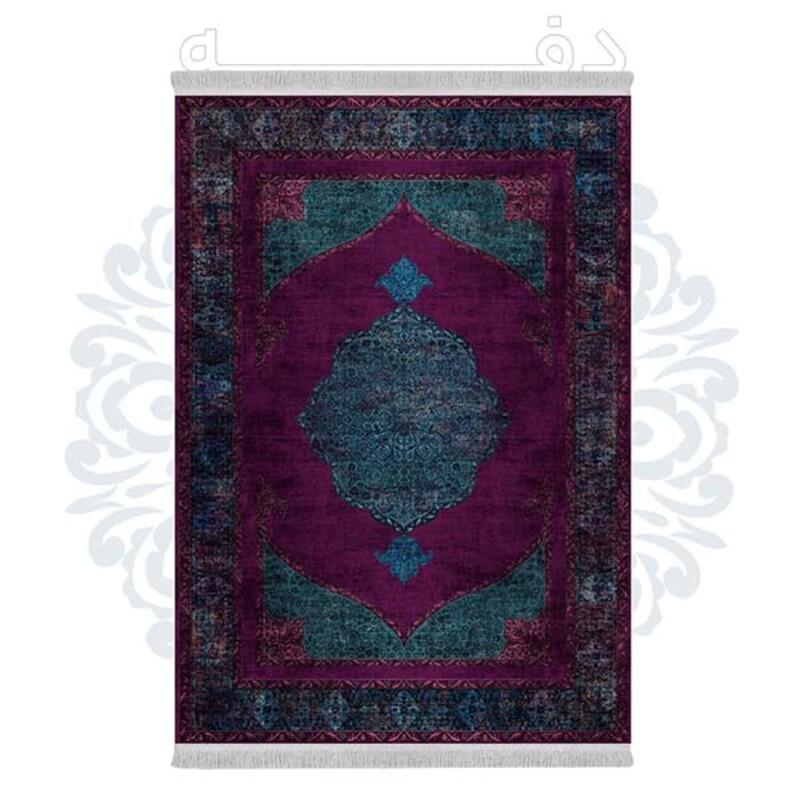فرشینه دفه از جنس پارچه هازان مخمل ترک طرح مدرن کد 516