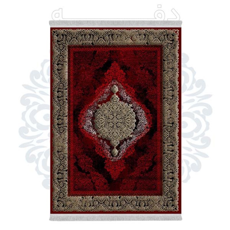 فرشینه دفه از جنس پارچه هازان مخمل ترک طرح مدرن کد 518