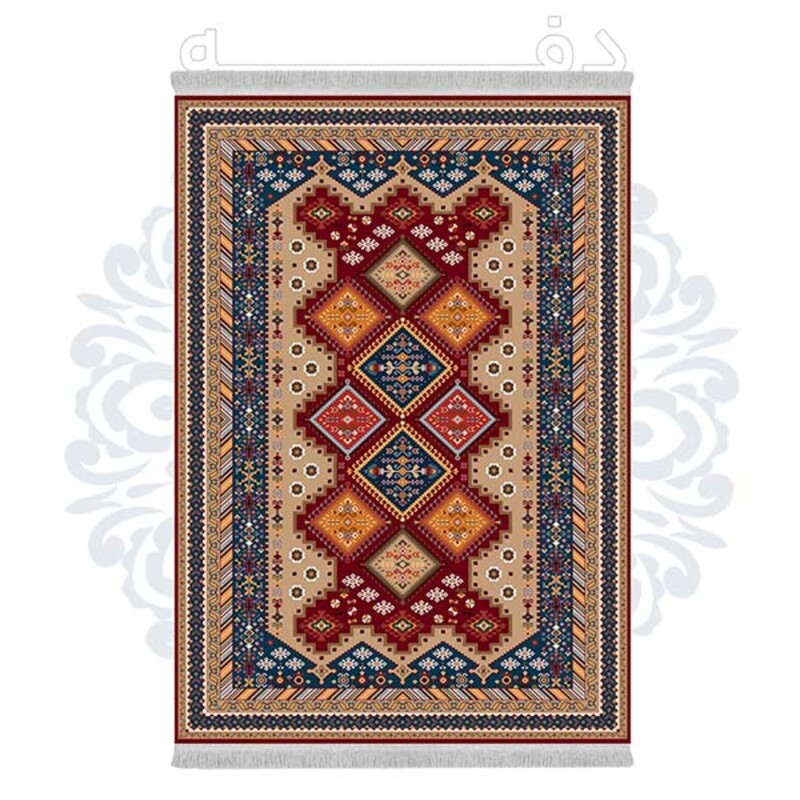 فرشینه دفه از جنس پارچه هازان مخمل ترک طرح مدرن کد 525