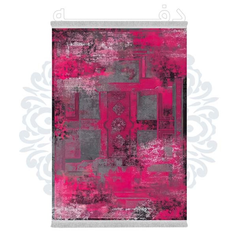 فرشینه دفه از جنس پارچه هازان مخمل ترک طرح مدرن کد 526