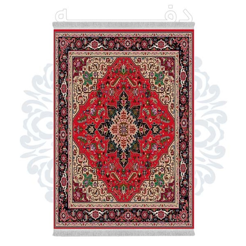 فرشینه دفه از جنس پارچه هازان مخمل ترک طرح مدرن کد 536