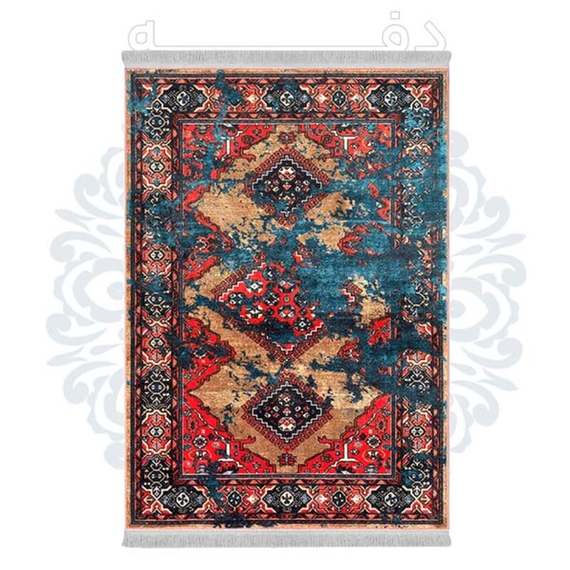 فرشینه دفه از جنس پارچه هازان مخمل ترک طرح مدرن کد 539