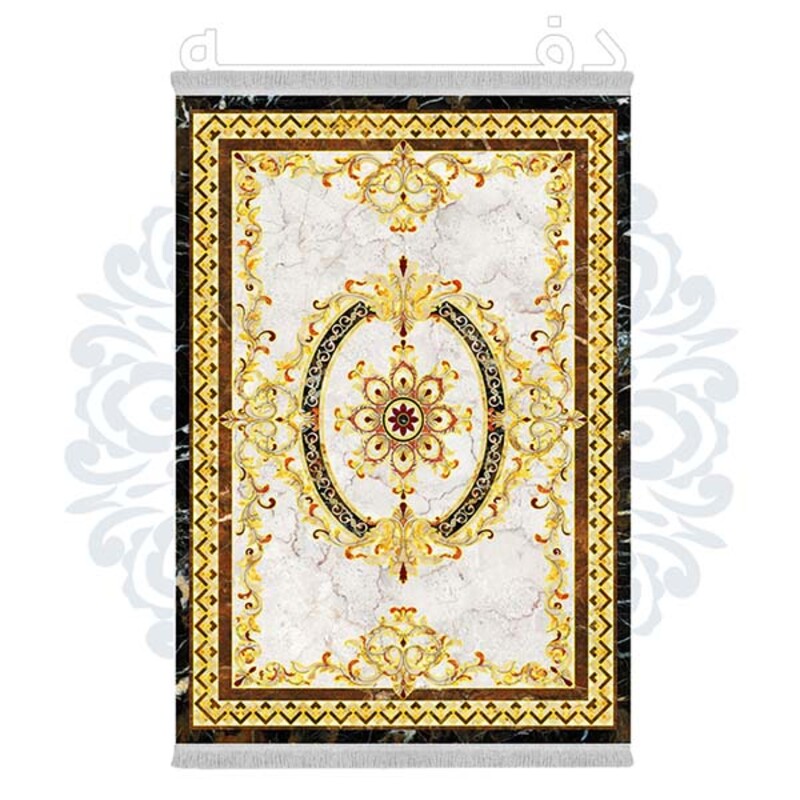 فرشینه دفه از جنس پارچه هازان مخمل ترک طرح مدرن کد 571