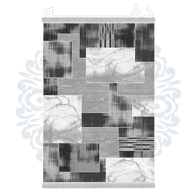 فرشینه دفه از جنس پارچه هازان مخمل ترک طرح مدرن کد 572