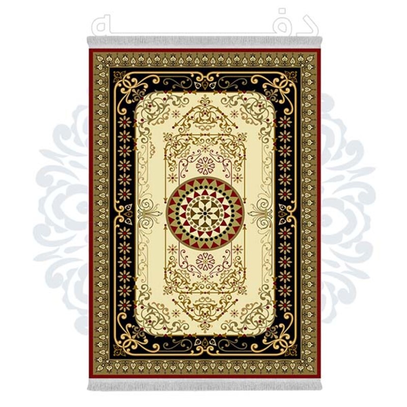 فرشینه دفه از جنس پارچه هازان مخمل ترک طرح مدرن کد 577