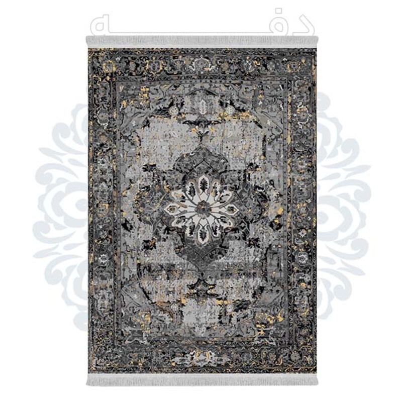 فرشینه دفه از جنس پارچه هازان مخمل ترک طرح مدرن کد 584