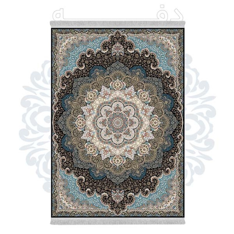 فرشینه دفه از جنس پارچه هازان مخمل ترک طرح مدرن کد 586