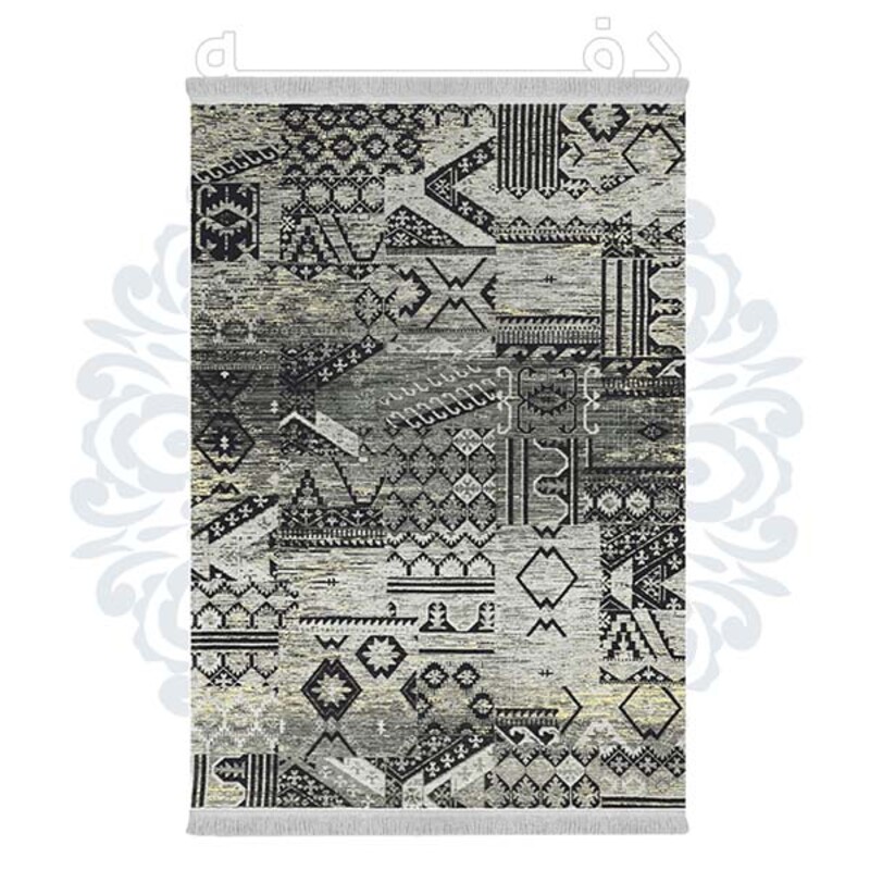 فرشینه دفه از جنس پارچه هازان مخمل ترک طرح مدرن کد 592