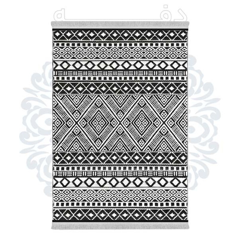 فرشینه دفه از جنس پارچه هازان مخمل ترک طرح مدرن کد 607