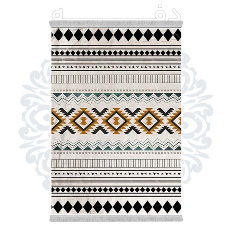 فرشینه دفه از جنس پارچه هازان مخمل ترک طرح مدرن کد 630