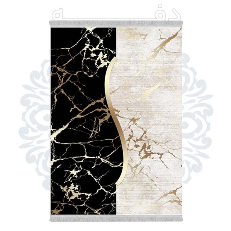 فرشینه دفه از جنس پارچه هازان مخمل ترک طرح مدرن کد 657