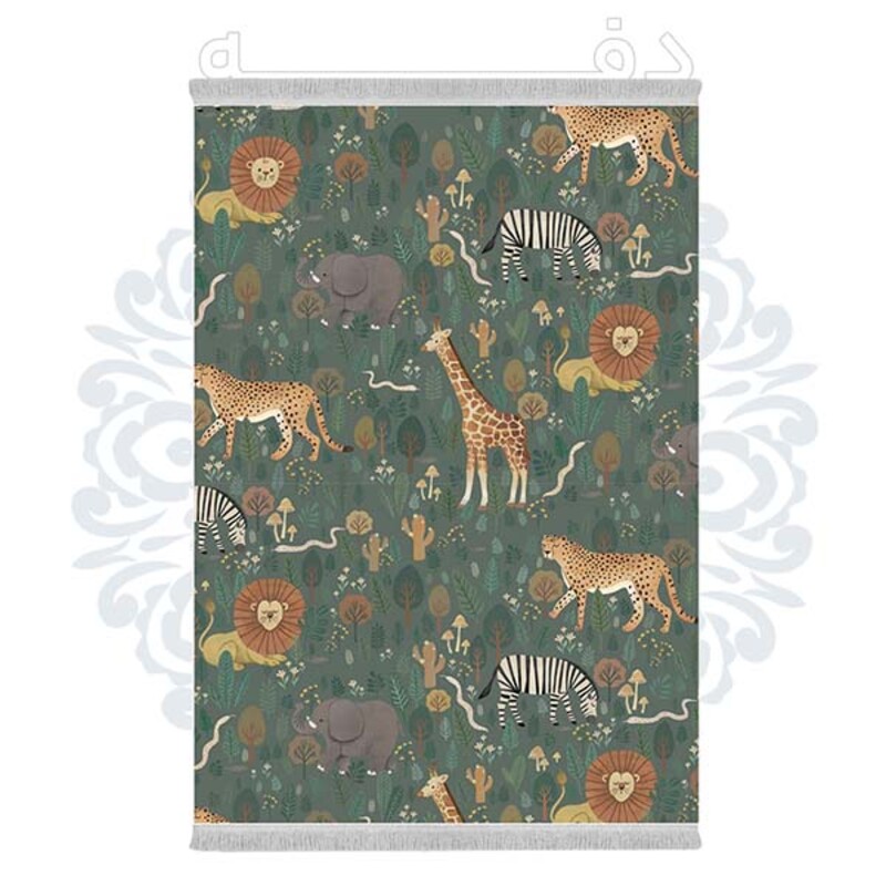 فرشینه دفه از جنس پارچه هازان مخمل ترک طرح مدرن کد 664