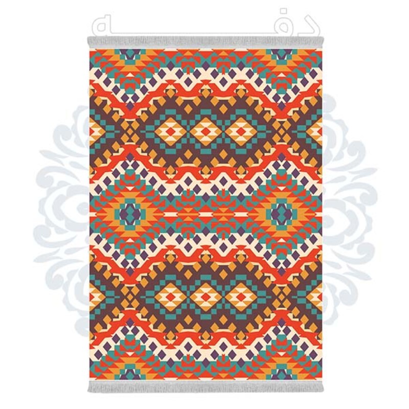 فرشینه دفه از جنس پارچه هازان مخمل ترک طرح مدرن کد 665