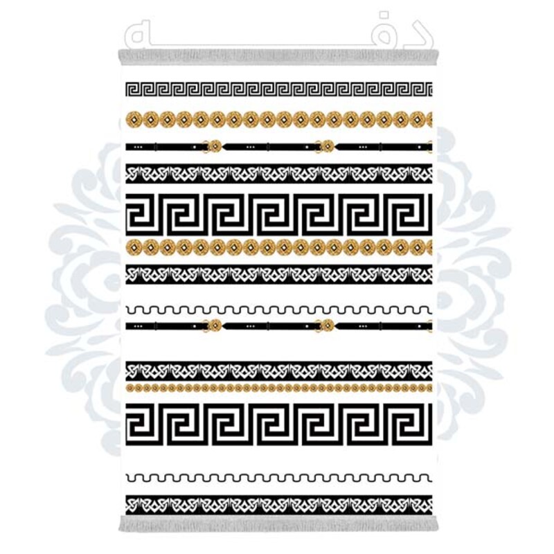 فرشینه دفه از جنس پارچه هازان مخمل ترک طرح مدرن کد 668