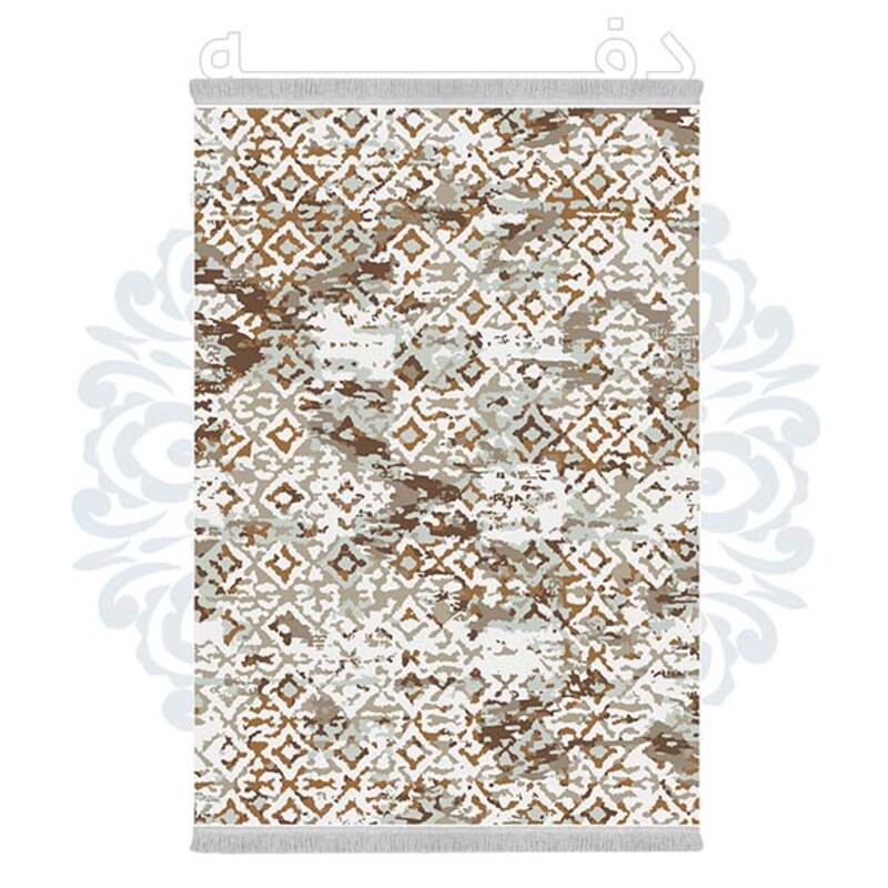 فرشینه دفه از جنس پارچه هازان مخمل ترک طرح مدرن کد 670