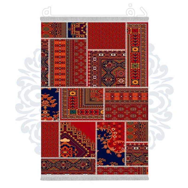 فرشینه دفه از جنس پارچه هازان مخمل ترک طرح مدرن کد 672