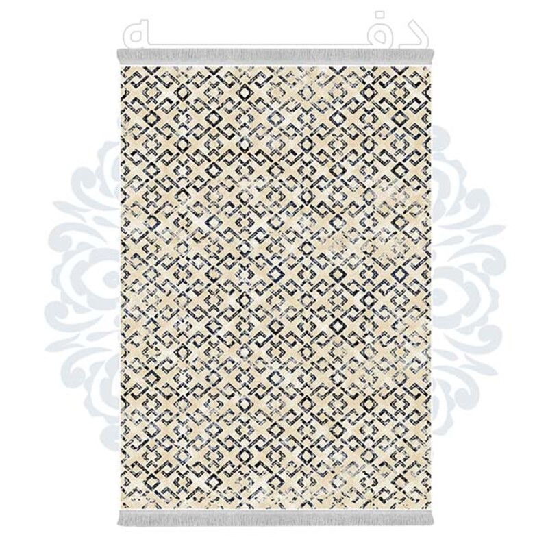 فرشینه دفه از جنس پارچه هازان مخمل ترک طرح مدرن کد 674