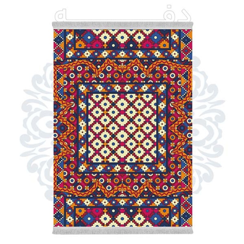 فرشینه دفه از جنس پارچه هازان مخمل ترک طرح مدرن کد 675