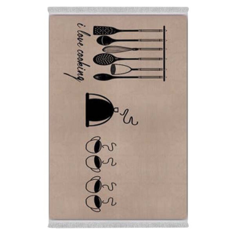 فرشینه دفه از جنس پارچه هازان ترک طرح آشپزخانه کد 12