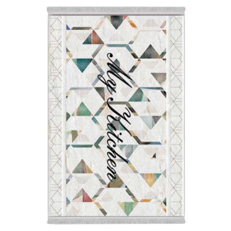 فرشینه دفه از جنس پارچه هازان ترک طرح آشپزخانه کد 13