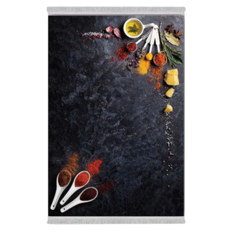 فرشینه دفه از جنس پارچه هازان ترک طرح آشپزخانه کد 21