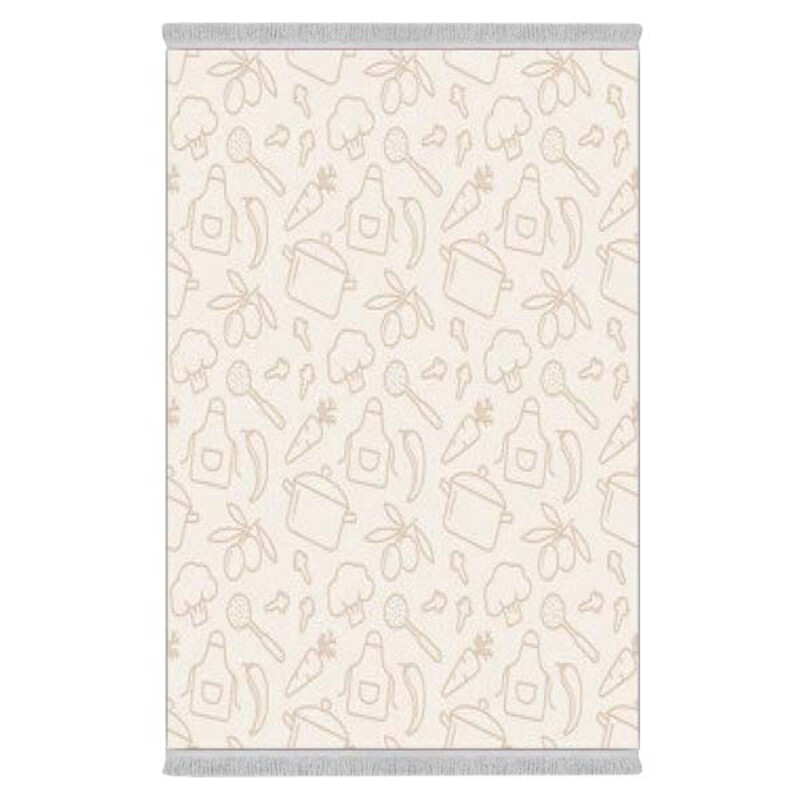 فرشینه دفه از جنس پارچه هازان ترک طرح آشپزخانه کد 22