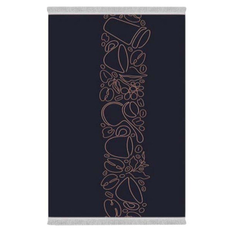 فرشینه دفه از جنس پارچه هازان ترک طرح آشپزخانه کد 33