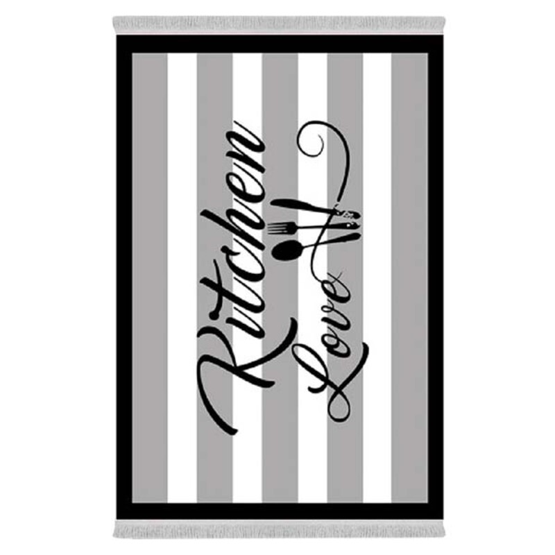 فرشینه دفه از جنس پارچه هازان ترک طرح آشپزخانه کد 40